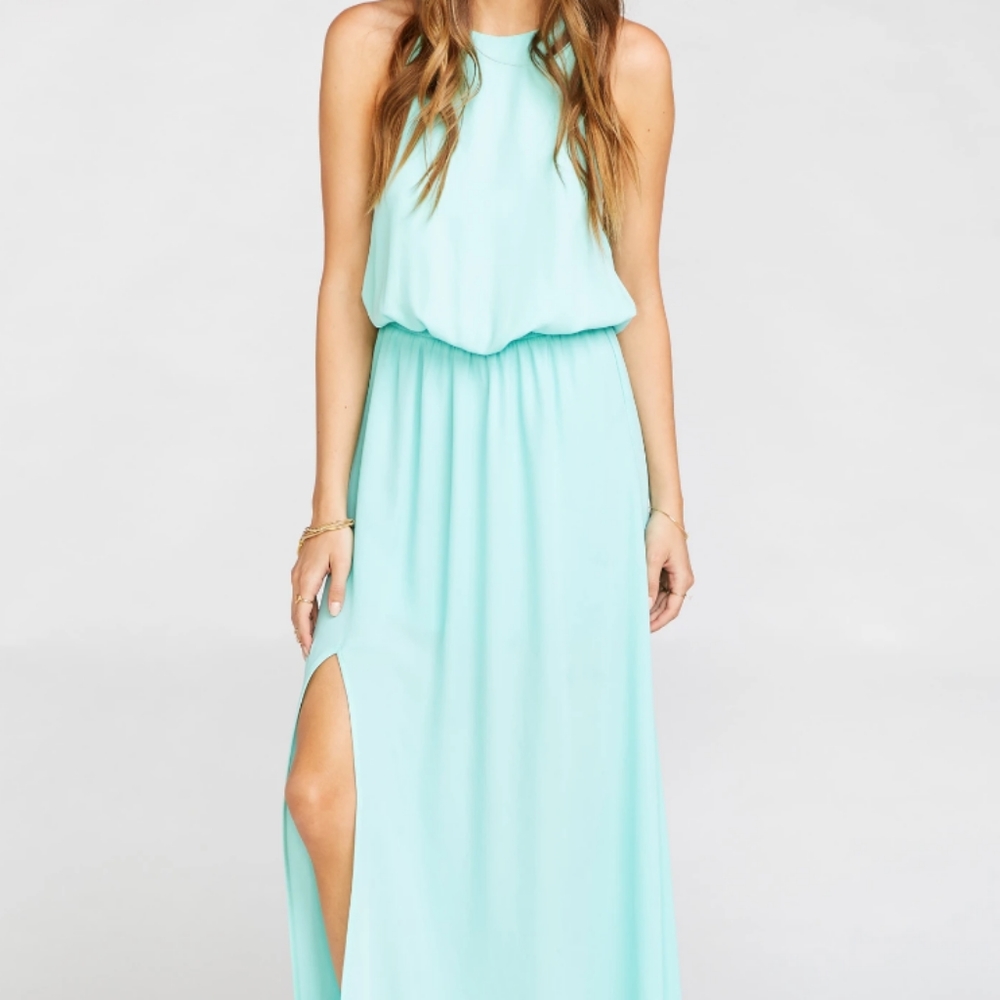 Show me your mumu heather halter dress